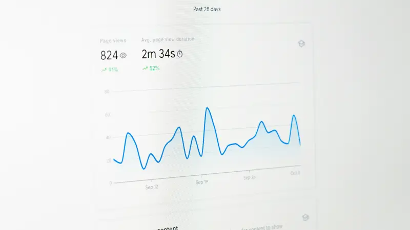 Google Search Console site özeti ve sayfa görüntüleme grafiği ekranı